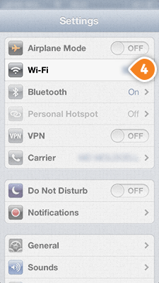 iPhone Smart DNS Setup: Step 3