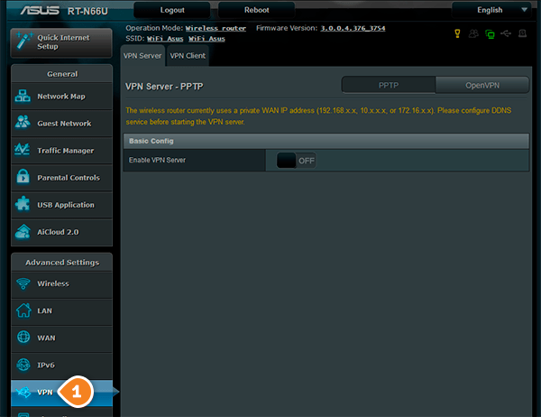 How to set up OpenVPN on Asus Routers: Step 1