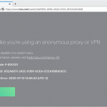 Hulu Proxy Error